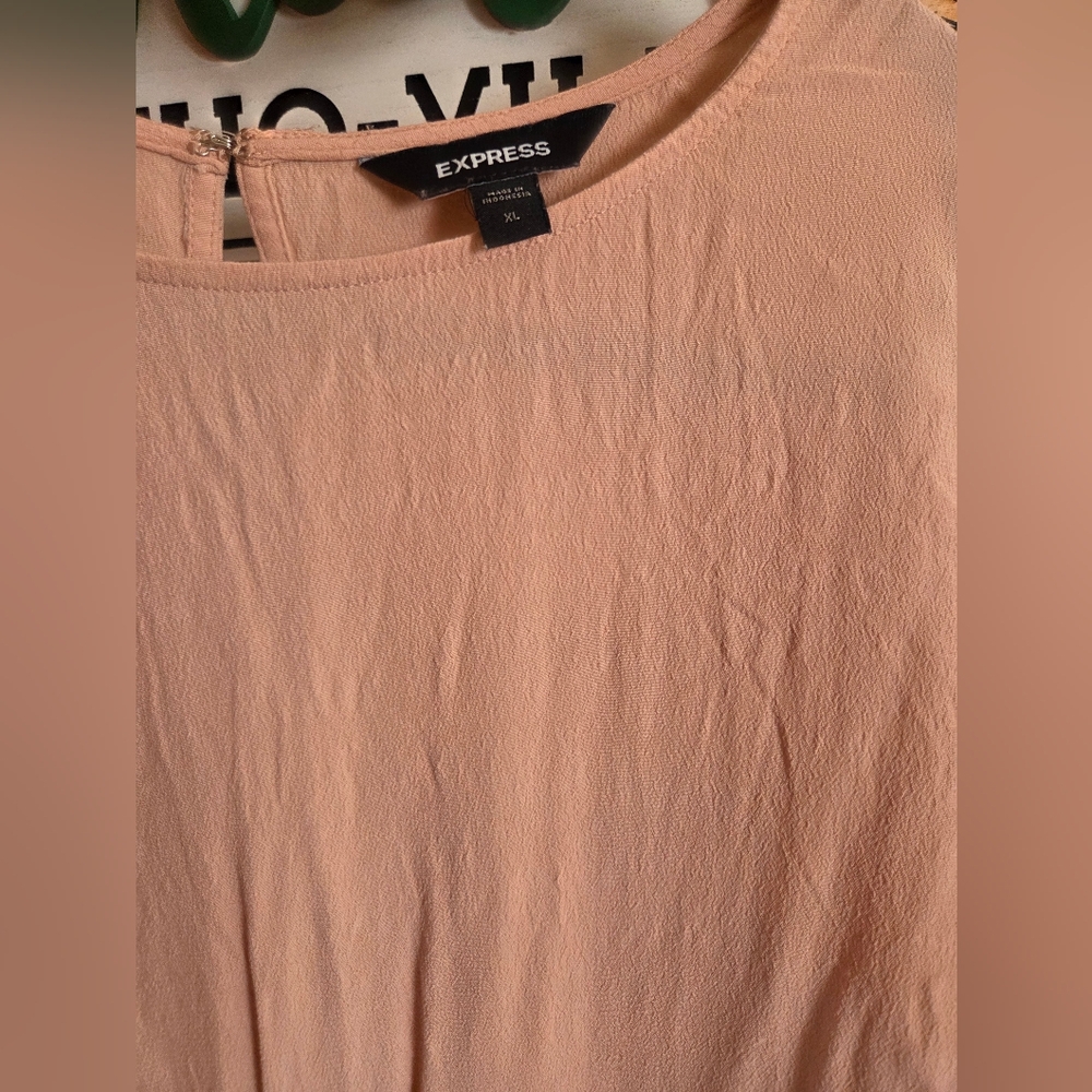 Express Soft Peach Blouse